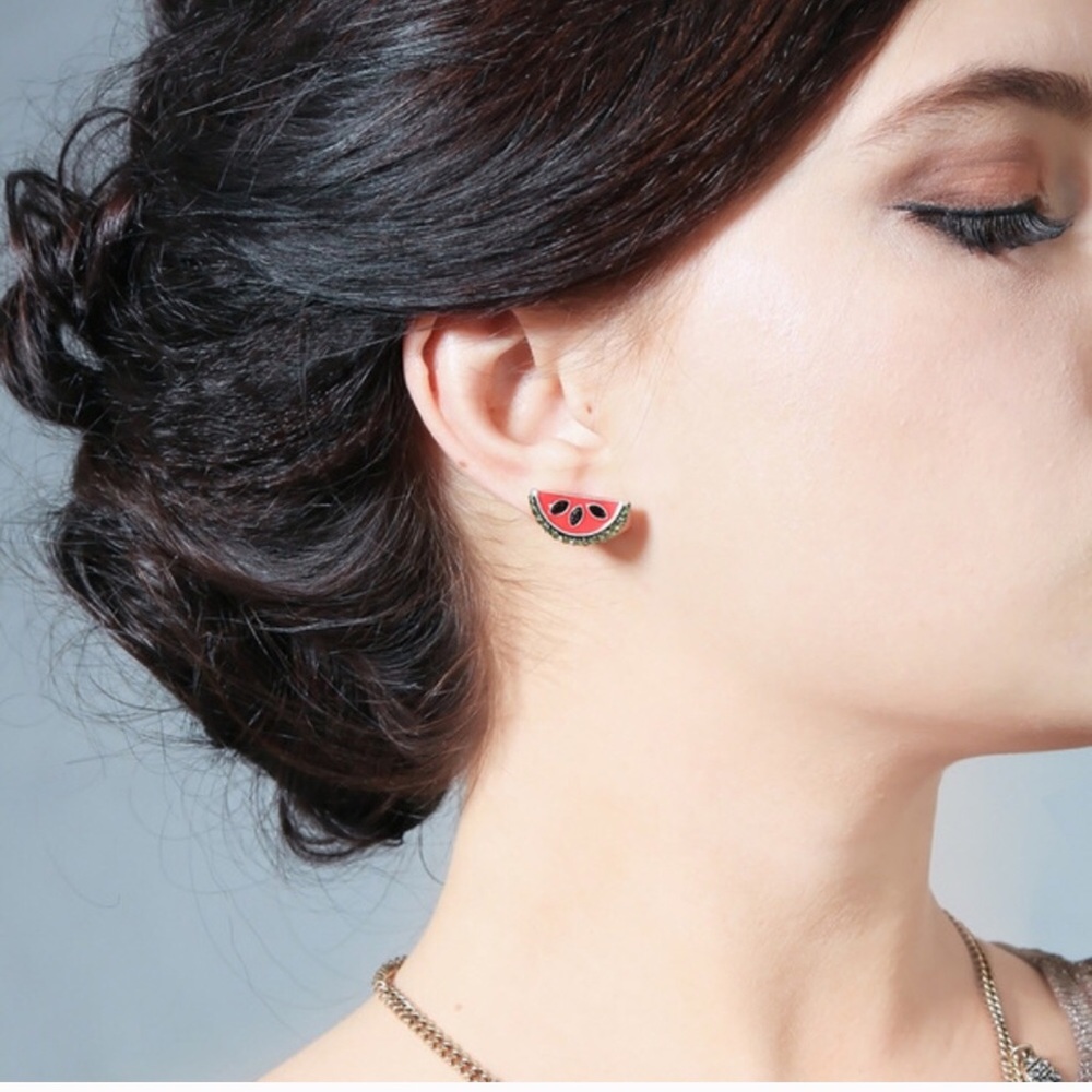 Pretty watermelon earrings🍉 - Picture 3 of 7